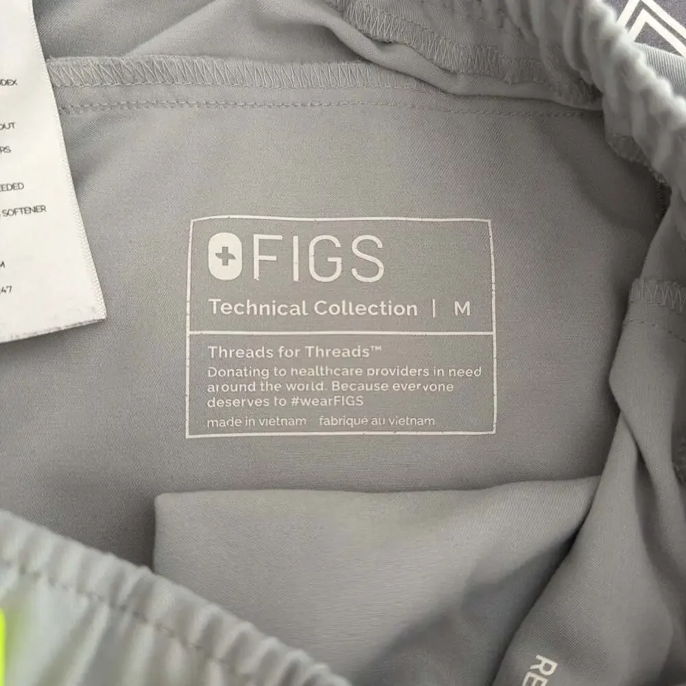 FIGS Men’s Medium Jogger Scrub Pants Healthcare‎ Medical Dental Uniform Gray